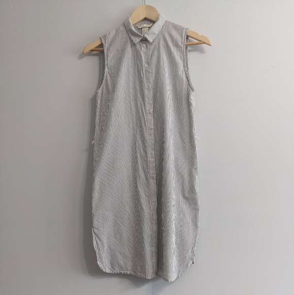 H&M Sleeveless Shirt Dress, US4 - Picture 2 of 11